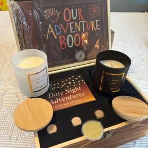 Date Night Adventure Book with Scented Candle Set